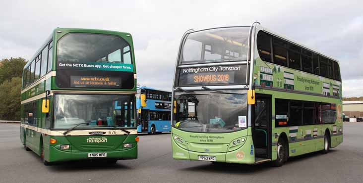 Nottingham Scania N94UD East Lancs 676 & N230UD ADL 603